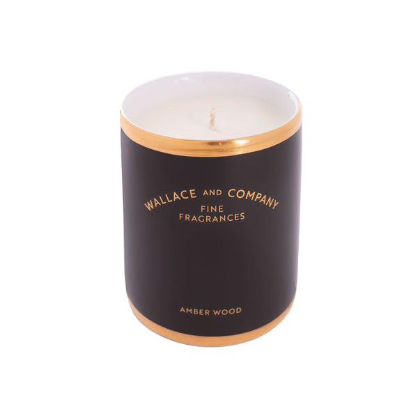 Amber Wood Candle