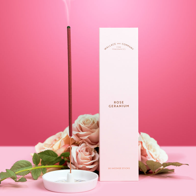 Rose Geranium Luxury Incense Sticks