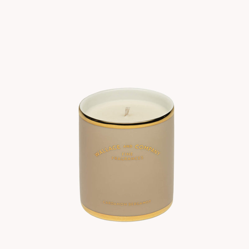 Cardamom Bergamot Porcelain Candle