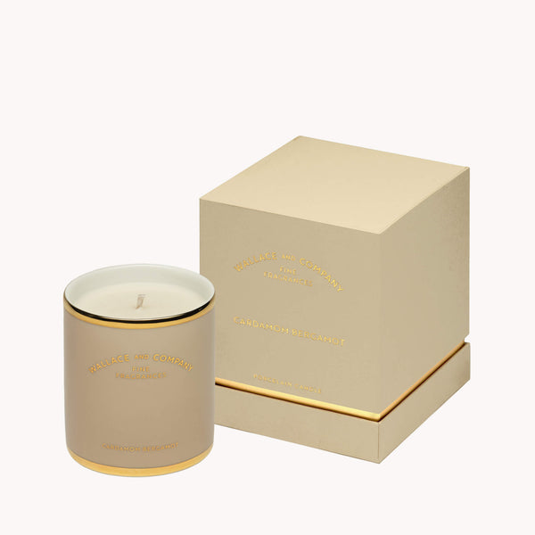 Cardamom Bergamot Porcelain Candle