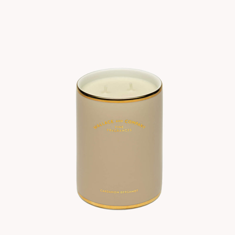 Cardamom Bergamot Porcelain Candle