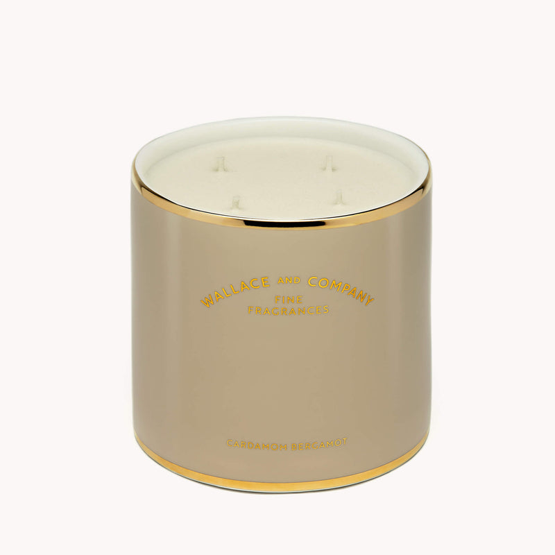 Cardamom Bergamot Porcelain Candle