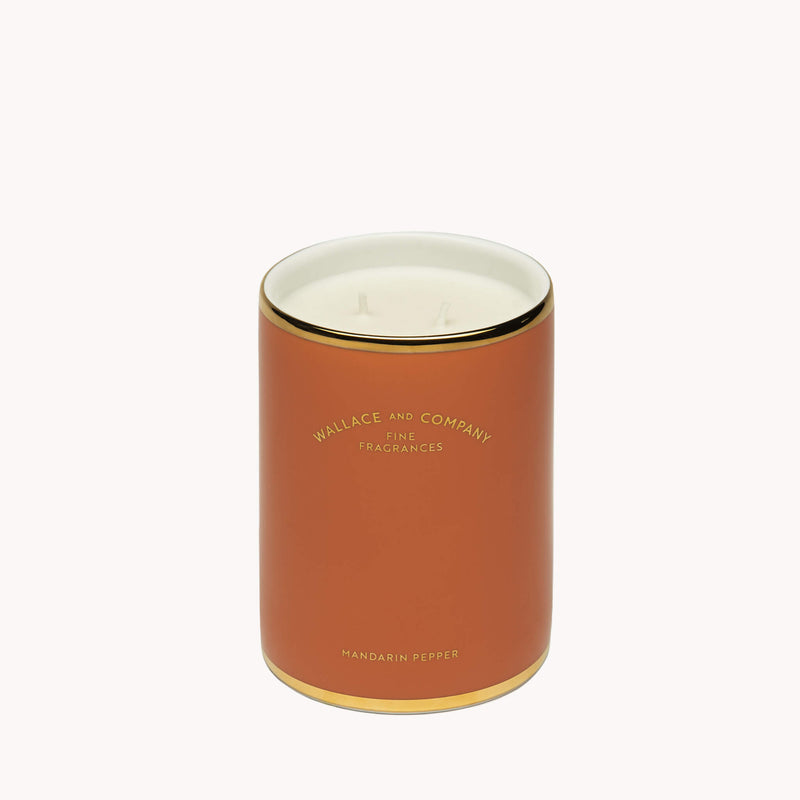 Mandarin Pepper Porcelain Candle