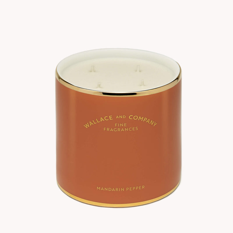 Mandarin Pepper Porcelain Candle